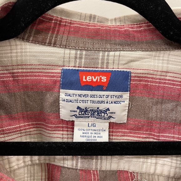 Men’s  Vintage Levi Orange Tab button up Large 🍊Unisex - Picture 3 of 4